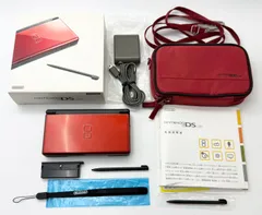 Nintendo　任天堂　DS　Lite　クリムゾン/ブラック　USG-001　ケース付