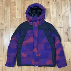 Giant Purple Camo ダウンジャケット Mサイズ a bathing ape BAPE zoom camo Down jacket エイプ ベイプ アベイシングエイプ NIGO i5886のサムネイル