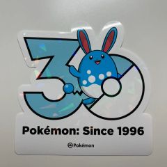 韓国限定】 ポケモン 30周年 ステッカー ミズゴロウ ※セット売りあり