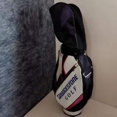 ブリヂストン ゴルフ キャディバッグ フード付 ショルダーベルト付 中古のサムネイル