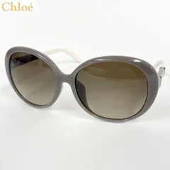 【中古】Chloe' クロエ UVカット サングラス CE698SA 273 ケース付き アジアンフィット グレー×ホワイトのサムネイル