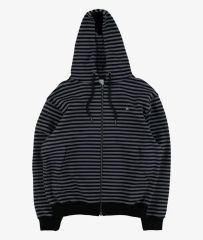 NBN Gear ボア ストライプ柄 ジップアップパーカー グレー XXL - メルカリ