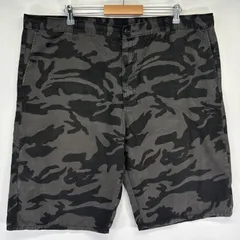 古着 ディッキーズ Dickies ショートパンツ ワーク カモフラ 大きいサイズ ハーフ 半ズボン 短パン  ブラック系 メンズ