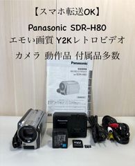 スマホ転送OK】Panasonic SDR-H80 エモい画質 Y2Kレトロビデオカメラ