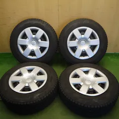 バリ溝！24年！9.5分◎トヨタ ハイエース 純正 スチール 185/75R15 106/104N スタッドレス ブリヂストン ブリザック W989 15インチ PCD139.7/6H◎6061008Hスのサムネイル