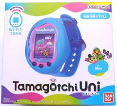 【7/21限定値下げ】tamagotchi uni たまごっちユニ ブルー 美品 新品未開封】たまごっちユニ ブルー Tamagotchi Uni Blue 本体 - メルカリ