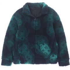6579【美品】ルイヴィトン モノグラム カモフリース ボアジャケット 