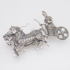 ビンテージ ヨーロッパ 皇室 馬車 ミニチュア 銀835 シルバー
