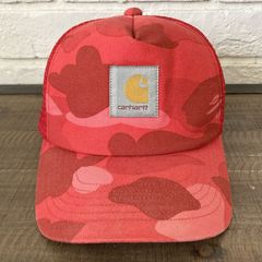 BAPE STA LOGO 刺繍 ABC CAMO PINK スナップバック キャップ a bathing