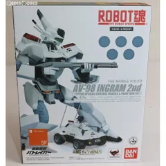 魂ウェブ商店限定 ROBOT魂(SIDE LABOR) イングラム2号機(98式特型指揮車&ペイントガン付き限定版) 機動警察パトレイバー 完成品 可動フィギュア バンダイ