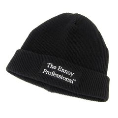 ENNOY Professional ニット帽 エンノイ スタイリスト私物 黒 - メルカリ