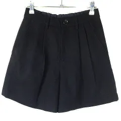 パンソー Pinceau パンツ ショート ショーパン タック 無地 36 紺 ネイビー ボトムス /PIのサムネイル