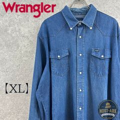 USA製 90s Wrangler デニムウエスタンシャツ ラングラー15×33 - メルカリ