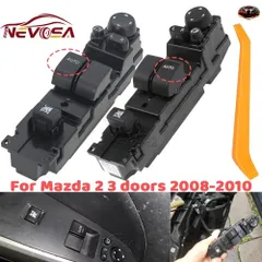 3ドア マツダ2 MAZDA2 2008 2009 2010 DF7166350A DF71-66-350A 電動マスターパワーウィンドウコントロールスイッチ 左 右 運転席側のサムネイル