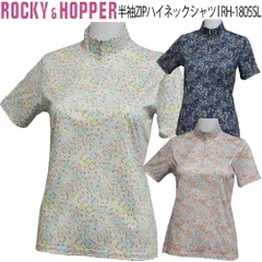 ロッキー＆ホッパー 半袖ZIPハイネックシャツ UVカット  抗菌防臭 レディース ゴルフ ウェア 「ROCKY&HOPPER RH-1805SL」 2026年春夏モデルのサムネイル