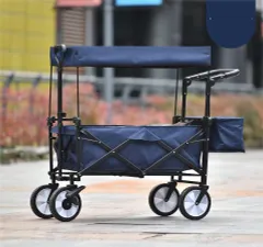 【特価】買い物 キャンプ用品 アウトドア 台車 キャリーカート 持ち運び便利 頑丈 軽量 耐荷重100kg 折りたたみ 長物対応 屋根付き キャリーワゴン BTMのサムネイル