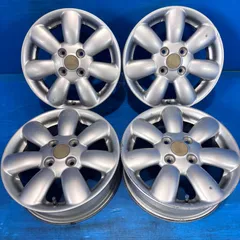 スズキ純正 HE22S ラパン 14インチ 4本 4.5J+45 4H 100 シルバー ワゴンR スペーシア アルト エブリィ 流用 スタッドレス用のサムネイル
