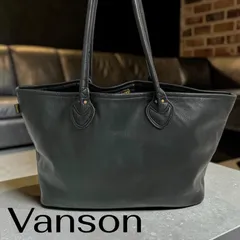 Ron Herman VANSON トートバッグ 牛革 オールレザー 黒のサムネイル