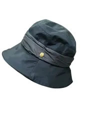 MAE027　LANVIN　ランバン　帽子　ネイビーのサムネイル