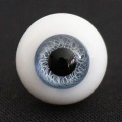 英国HCG社のペーパーウェイトグラスアイ（オーバル）22mm 用、ブラウン