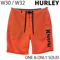 【未使用／W30／W32】HURLEY ボードショーツ 水陸両用 オレンジのサムネイル