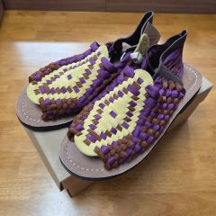 新品 チュバスコ ワラチサンダル レザー × ナイロン 伸縮性素材 高品質