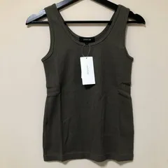 UNTITLED　アンタイトル　レディース　タンクトップ　カーキ　00/XS　02/M　44/3L　48/5L　【未使用・タグ付き】のサムネイル