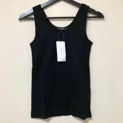 UNTITLED　アンタイトル　レディース　タンクトップ　黒　ブラック　00/XS　44/3L　【未使用・タグ付き】のサムネイル