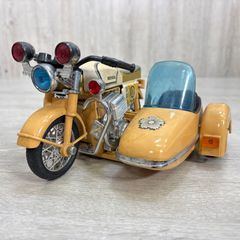 昭和レトロ 当時物 ホンダ HONDA 白バイ サイドカー ブリキ玩具 警視庁