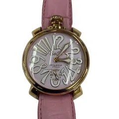 186005 動作確認済み Gaga Milano ガガ・ミラノ マヌアーレ48MM  ピンク レディースのサムネイル