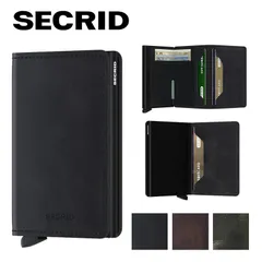 SECRID セクリッド SLIM WALLET VINTAGE スリムウォレット ヴィンテージ カードケース ミニ財布のサムネイル