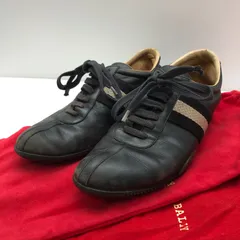 【袋付き】Bally レザースニーカー Mサイズ ブラック バリー　SGAW26-2033のサムネイル