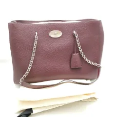 美品 Mulberry マルベリー Lily リリー チェリー スモールクラシックグレイン ハンドバッグ トートバッグ チェーン レディース AM9052  のサムネイル