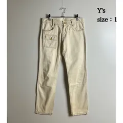 Y's yohji yamamoto 00s old archive sun fade pants 1 YB-P21-027 ワイズ ヨウジヤマモト フロントポケット パンツ 全フェード アーカイブのサムネイル