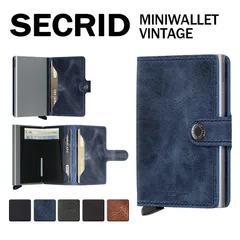 SECRID セクリッド MINI WALLET VINTAGE ミニウォレット ヴィンテージ カードケース ミニ財布のサムネイル