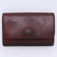 LARRY SMITH レザー ケース ダークブラウン LARRY SMITH レザー カードケース ブラウン - メルカリ