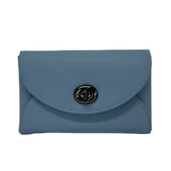 COACH(コーチ) 名刺入れ - ライトブルー レザーのサムネイル
