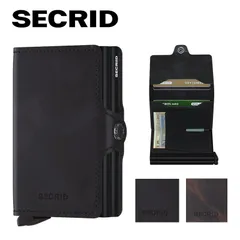 SECRID セクリッド TWIN WALLET VINTAGE ツインウォレット ヴィンテージ カードケース ミニ財布のサムネイル