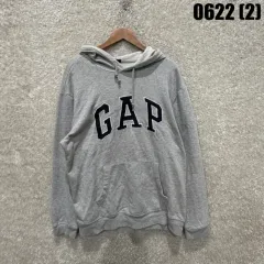 GAP ロゴ 起毛 WHO フード Tシャツ グレー xlのサムネイル