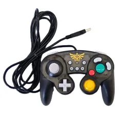 ●任天堂 周辺機器 ニンテンドー ゲームキューブ コントローラ スマブラブラック 動作確認済み 本体のみのサムネイル