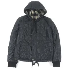 美品□DOLCE&GABBANA ドルチェ＆ガッバーナ 無地 チェック 黒タグ 中綿 リバーシブル ブルゾンジャケット ブラック 48 イタリア製 正規品のサムネイル