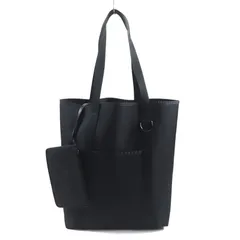 極美品▼CELINE セリーヌ 11008 トレッキング バーティカル カバ  ロゴ入り ポーチ付き ナイロン トートバッグ ブラック 保存袋付 メンズのサムネイル
