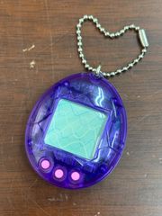 動作確認済 海で発見!!たまごっち スケルトン クリアブルー 波 初代