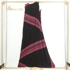 美品　Lahaina ブラック　ベージュ　ワンピース　フラダンス　ハワイアン 美品 Lahaina ブラック ベージュ ワンピース フラダンス ハワイアン