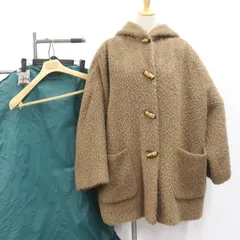 ITENR5VH8685 GUCCI グッチ バンブー コート アウター トップス フード カッパー キャメル 茶 ブラウン レディース サイズ38のサムネイル