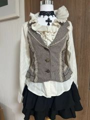 00s 希少 LIZLISA姫ギャル フェアリーグランジ ビックリボン ブラウス