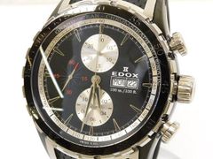 稼働】EDOX グランドオーシャン クロノグラフ 01123 自動巻き 腕時計