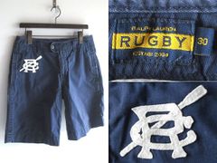 希少廃盤RUGBY ラグビー RALPH LAUREN W38 刺繍バギーパンツ - メルカリ