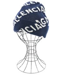 新品未使用 BALENCIAGA ニット帽 ブラック/ホワイト ユニセックス