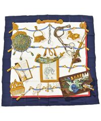 レディース HERMES Cliquetis剣ストールショールチェーン モチーフ